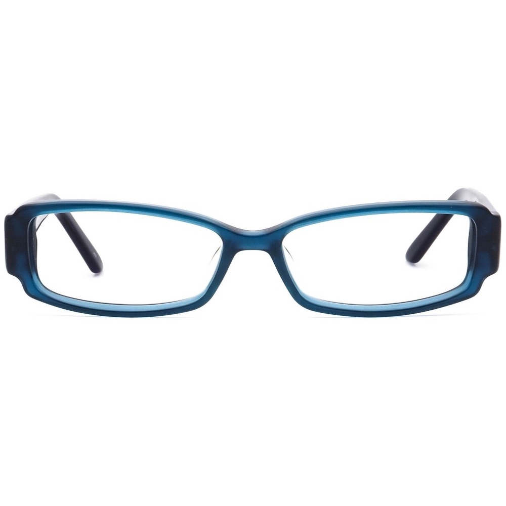 NWOT FENDI Women's Eyeglasses F957R 425 Blue with Crystal FF Rectangular Frame - Picture 2 of 11